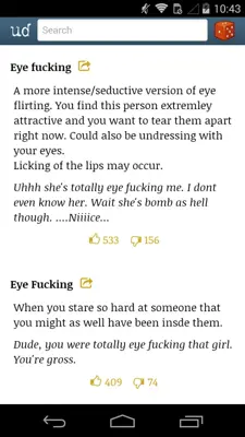 Urban Dictionary android App screenshot 0