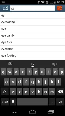 Urban Dictionary android App screenshot 2